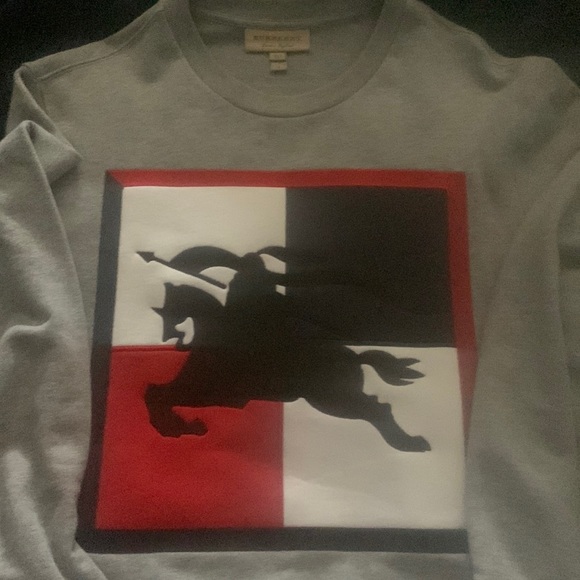 Grey Burberry sweater
